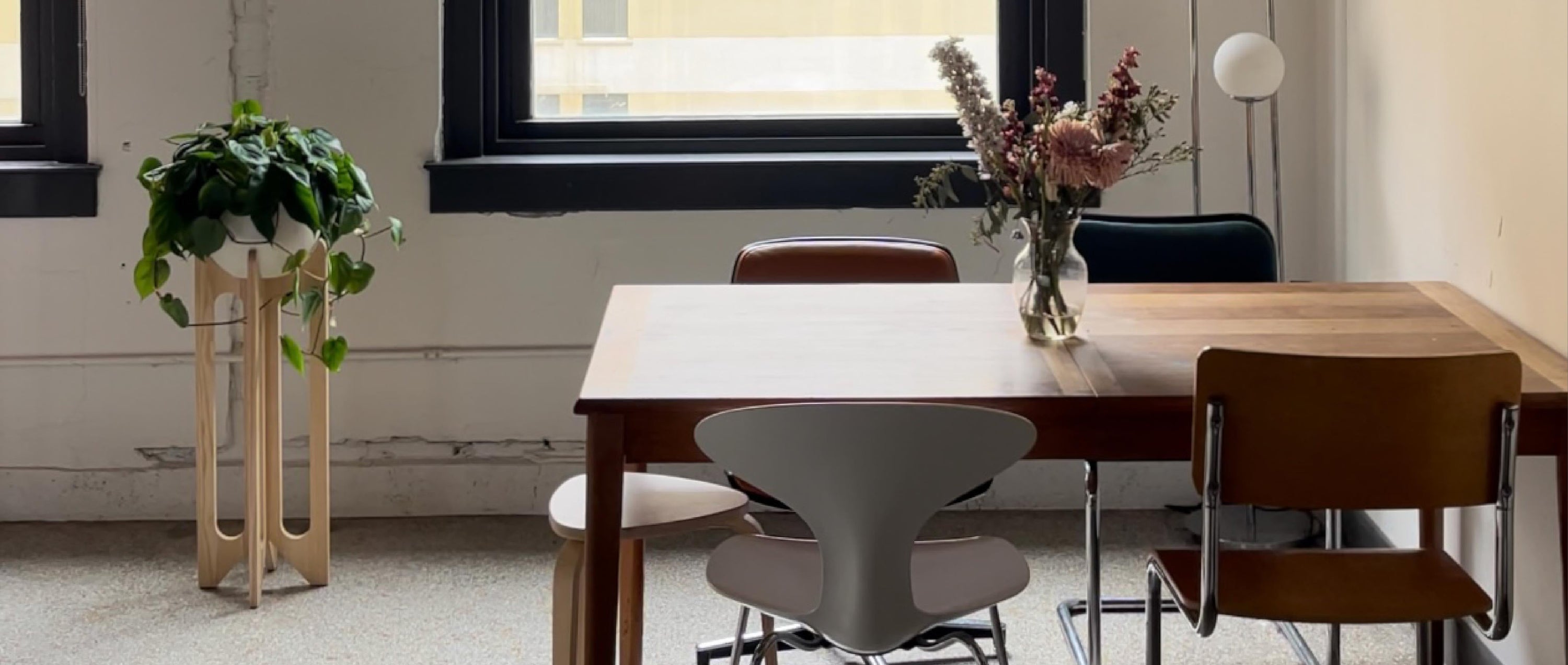 frame-wall-planter-styled-in-dining-room-braidandwood